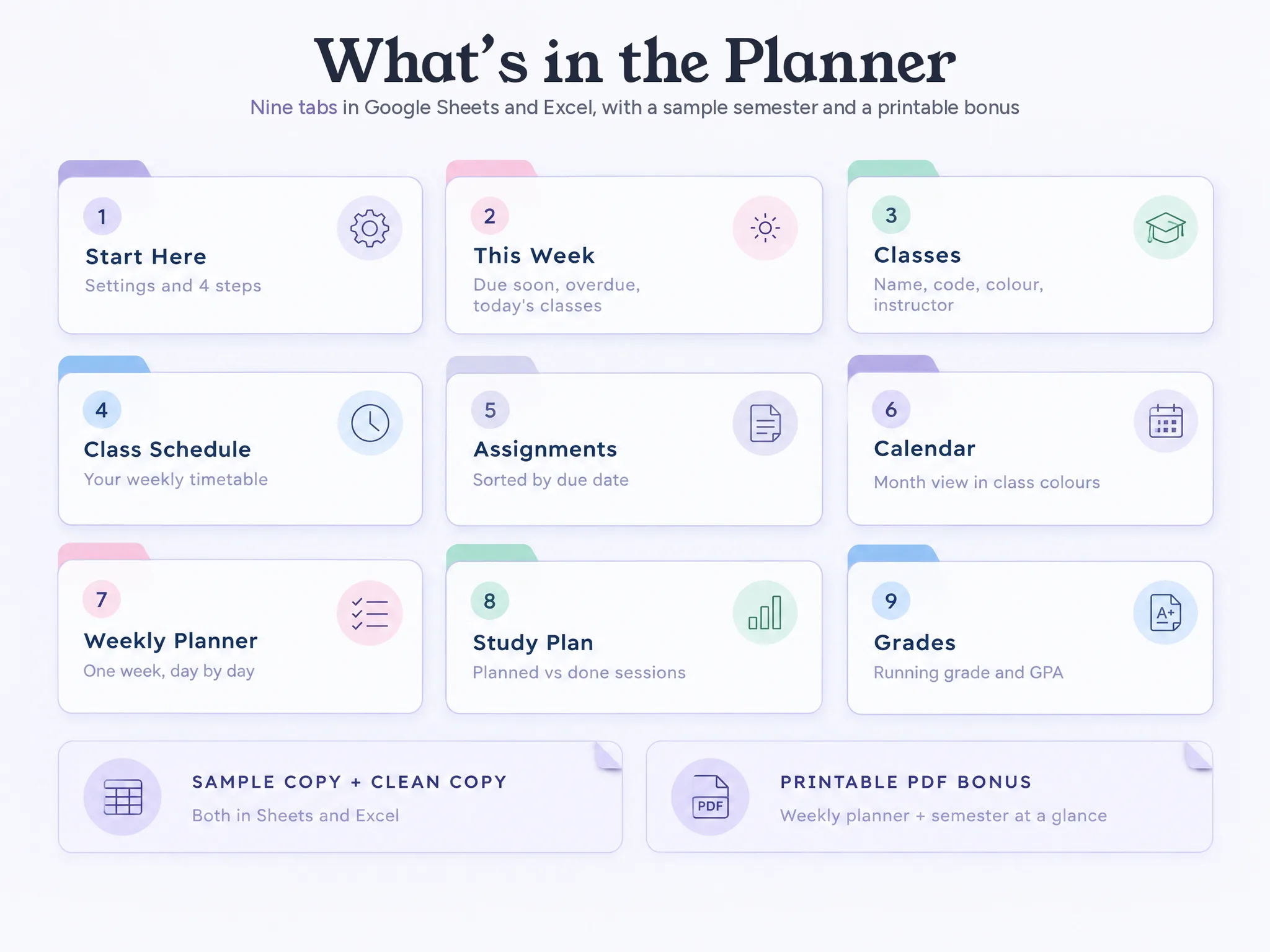 Ultimate Student Planner preview