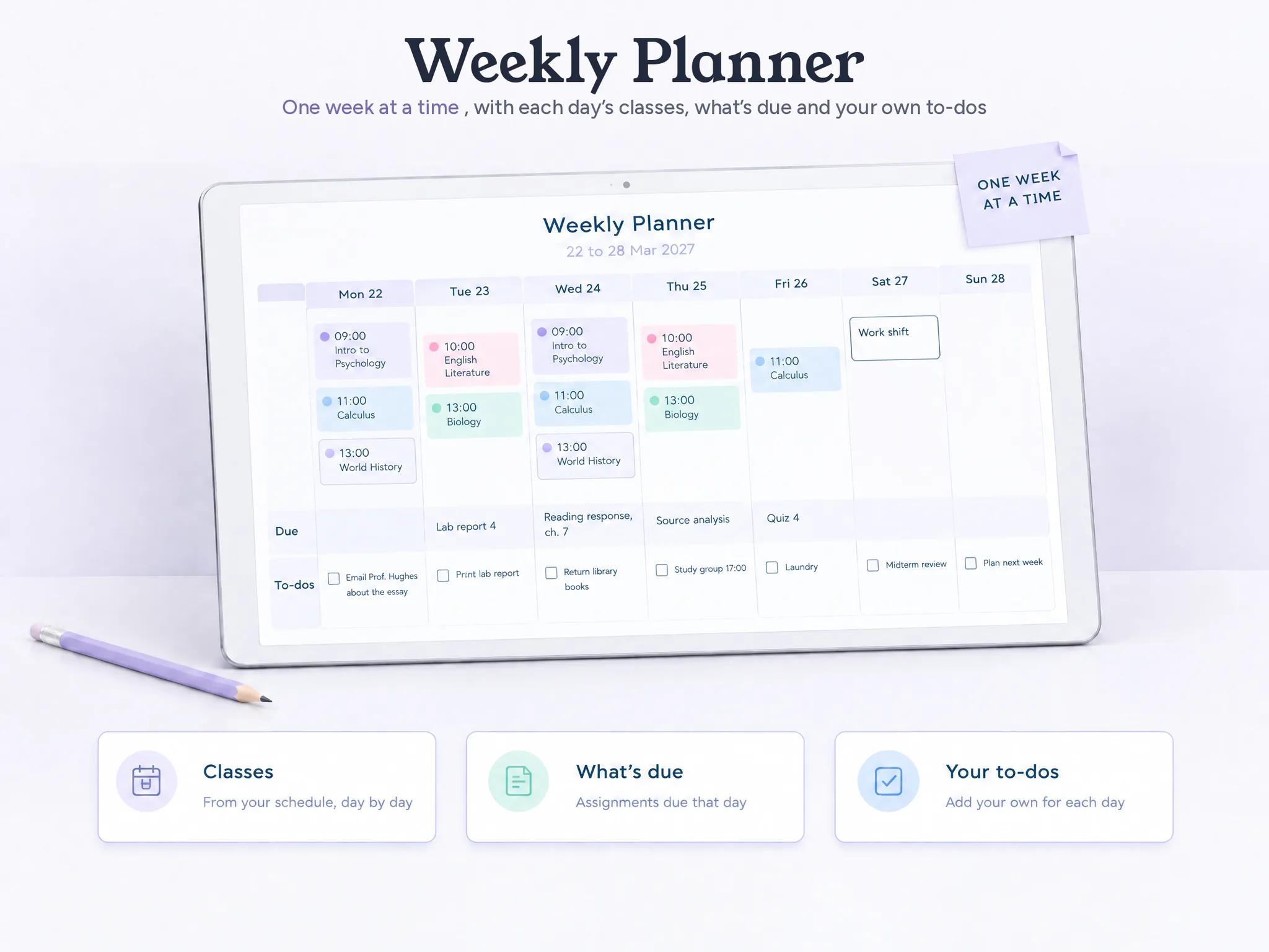 Ultimate Student Planner preview