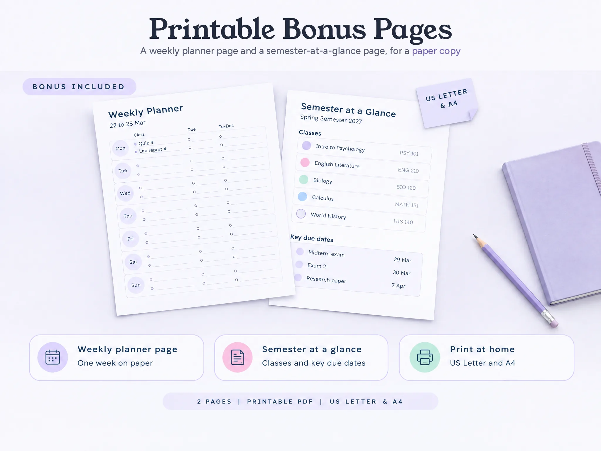 Ultimate Student Planner preview